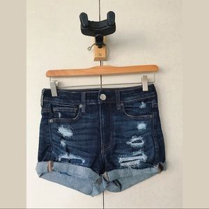 AE denim shorts
